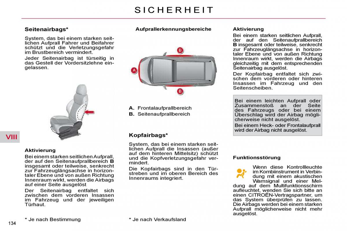 Citroen C4 Picasso I 1 owners manual Handbuch / page 160