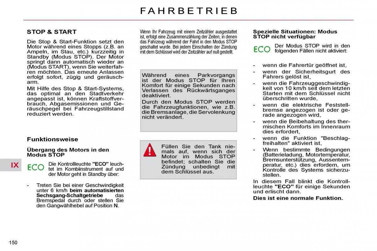 Citroen C4 Picasso I 1 owners manual Handbuch / page 176