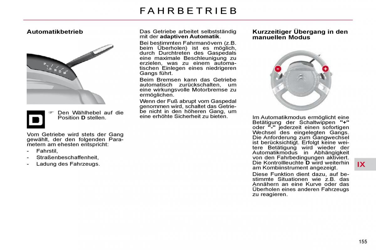 Citroen C4 Picasso I 1 owners manual Handbuch / page 181