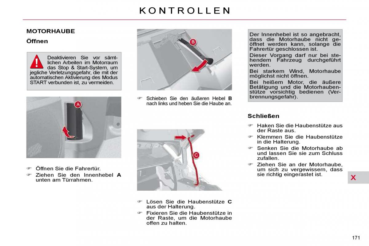 Citroen C4 Picasso I 1 owners manual Handbuch / page 196