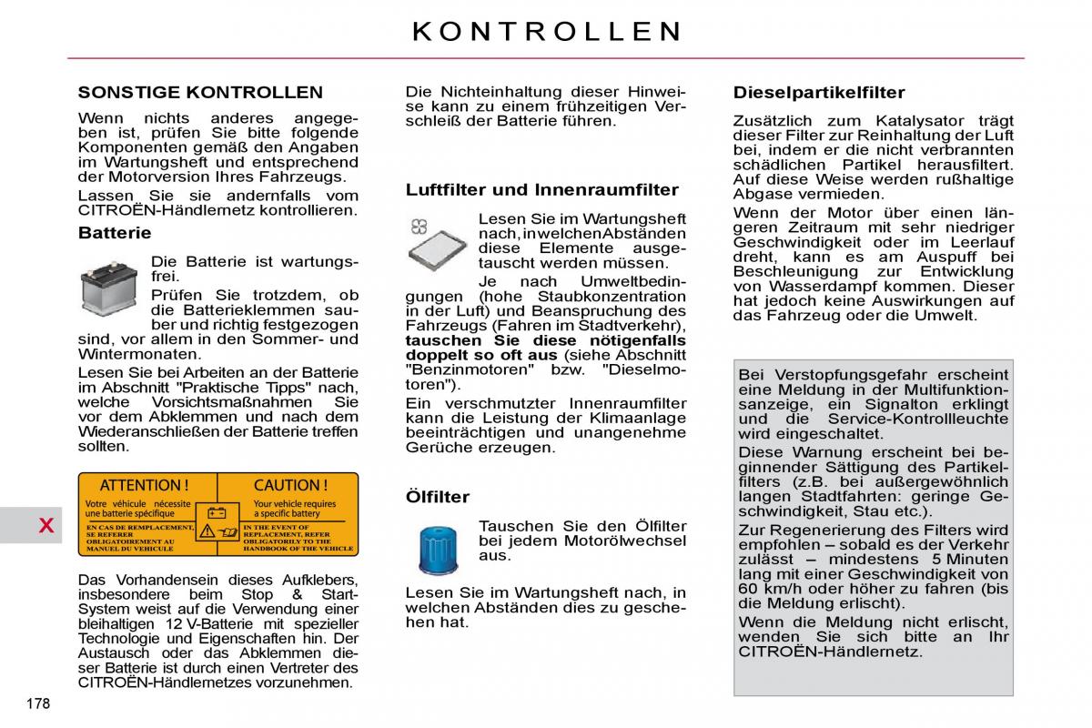 Citroen C4 Picasso I 1 owners manual Handbuch / page 203