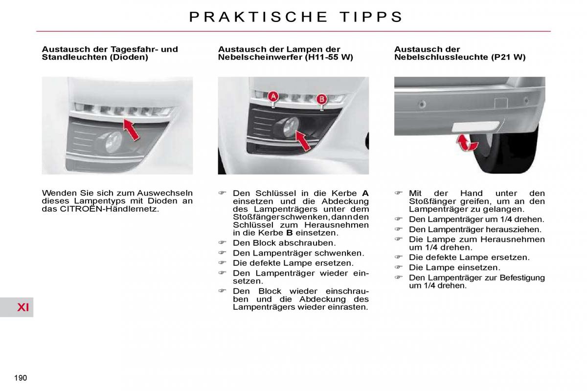 Citroen C4 Picasso I 1 owners manual Handbuch / page 216