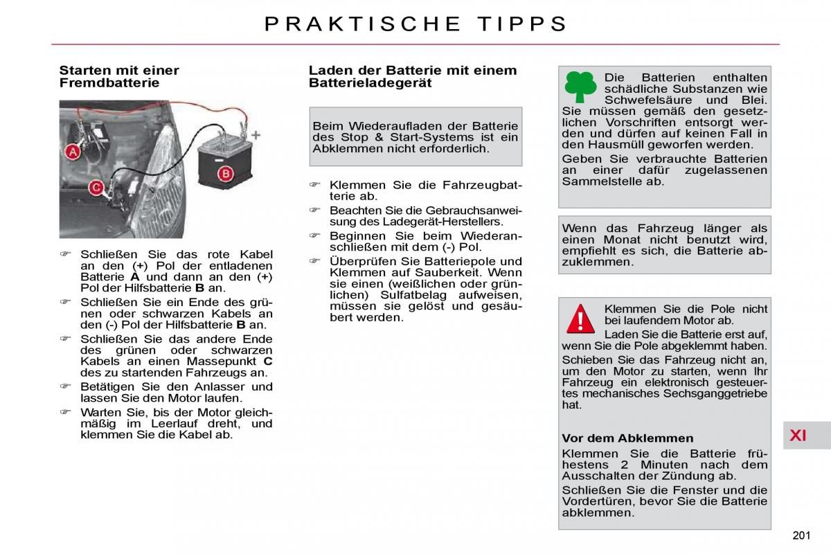 Citroen C4 Picasso I 1 owners manual Handbuch / page 229