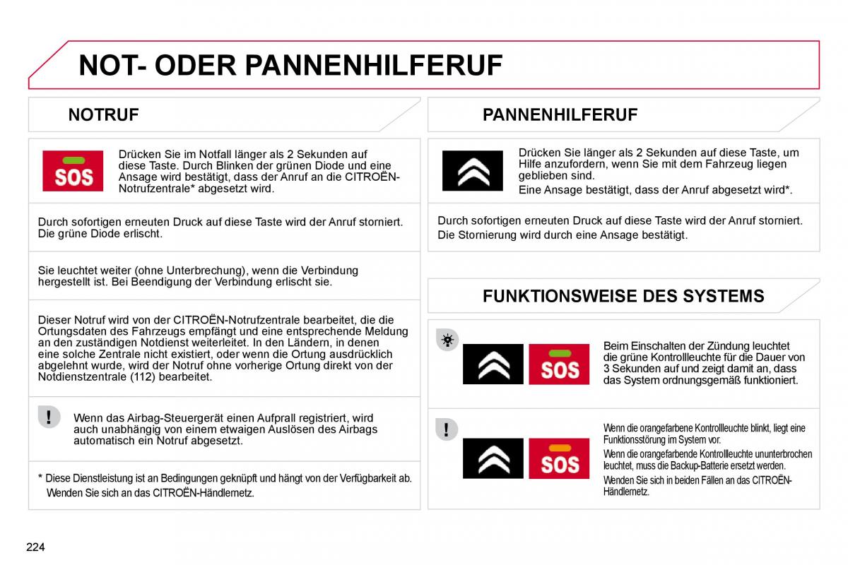 Citroen C4 Picasso I 1 owners manual Handbuch / page 251