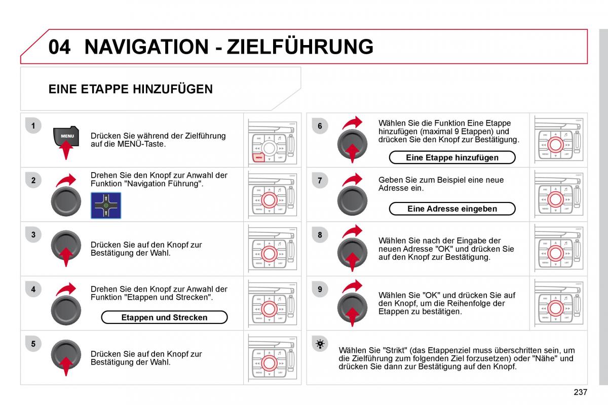 Citroen C4 Picasso I 1 owners manual Handbuch / page 263