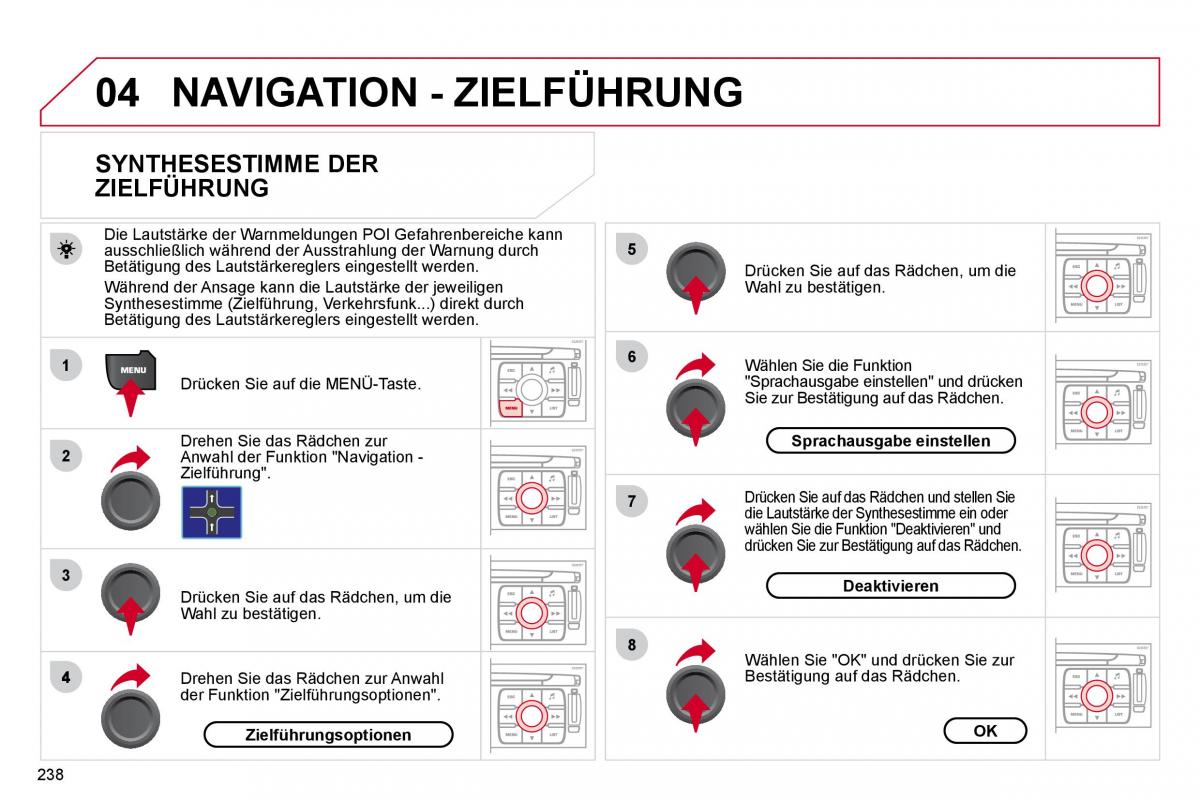 Citroen C4 Picasso I 1 owners manual Handbuch / page 264