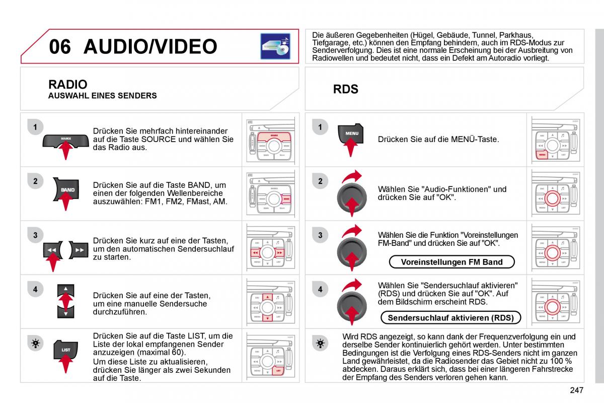 Citroen C4 Picasso I 1 owners manual Handbuch / page 273