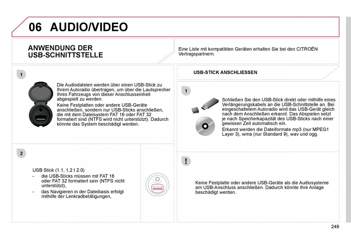 Citroen C4 Picasso I 1 owners manual Handbuch / page 275