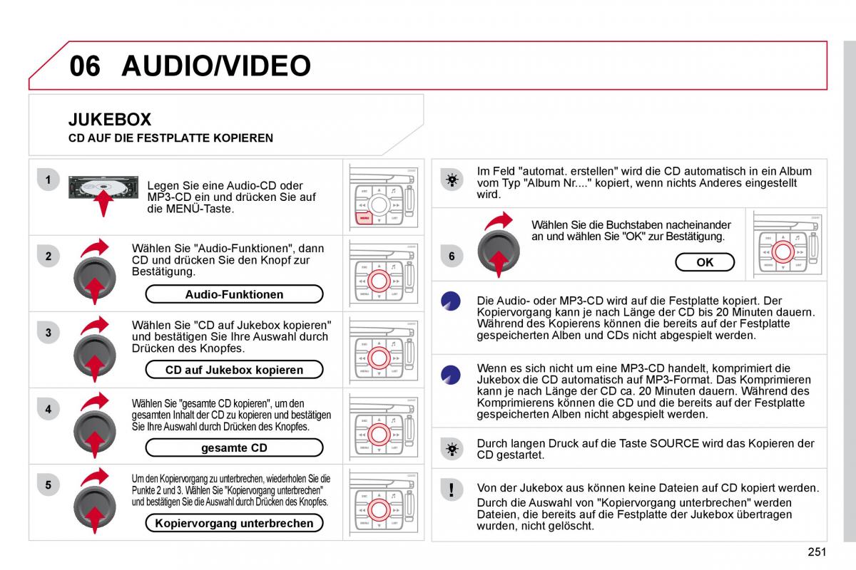 Citroen C4 Picasso I 1 owners manual Handbuch / page 277