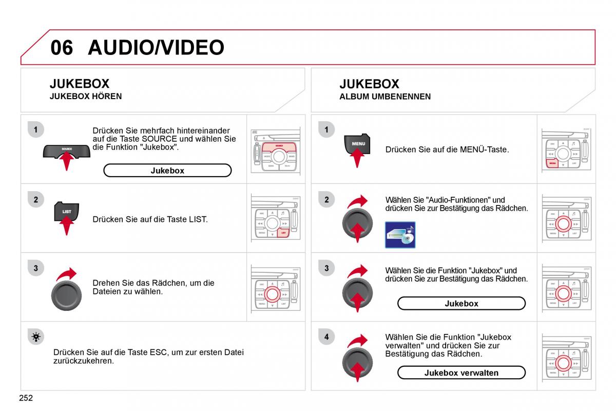 Citroen C4 Picasso I 1 owners manual Handbuch / page 278