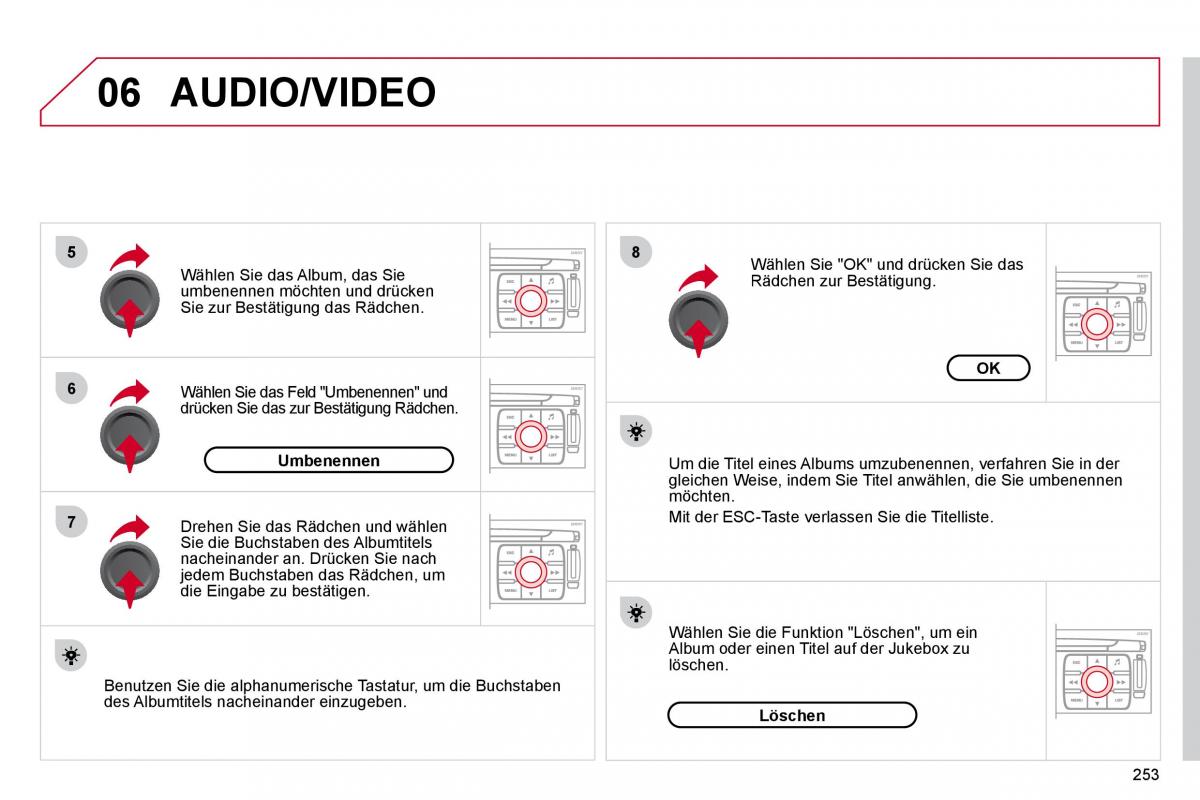 Citroen C4 Picasso I 1 owners manual Handbuch / page 279