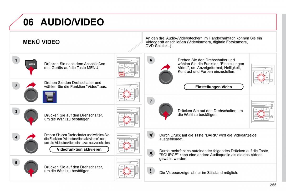 Citroen C4 Picasso I 1 owners manual Handbuch / page 281