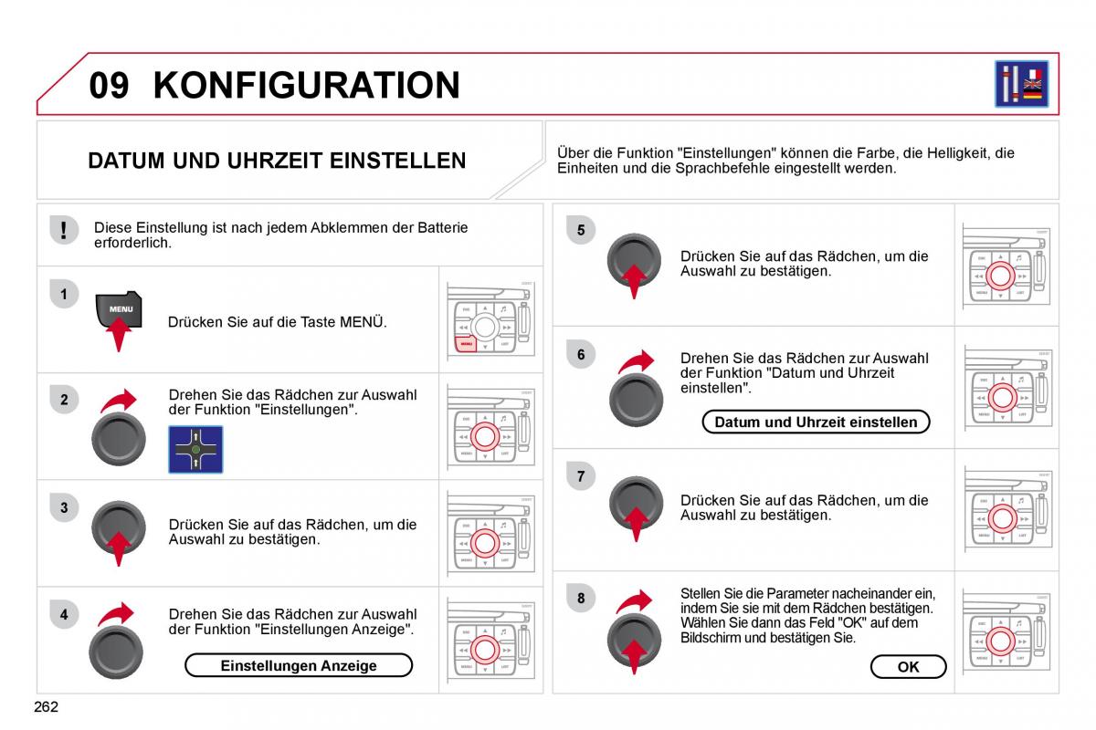 Citroen C4 Picasso I 1 owners manual Handbuch / page 288