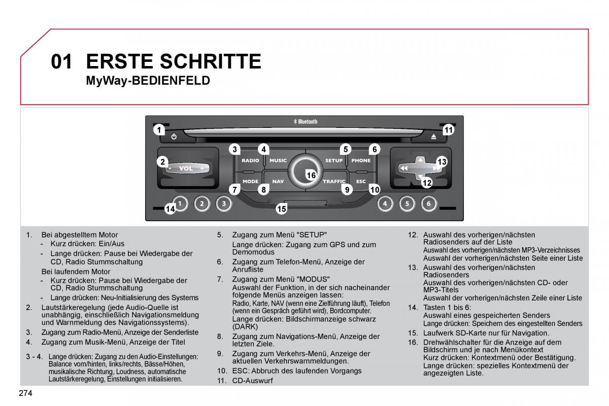 Citroen C4 Picasso I 1 owners manual Handbuch / page 299