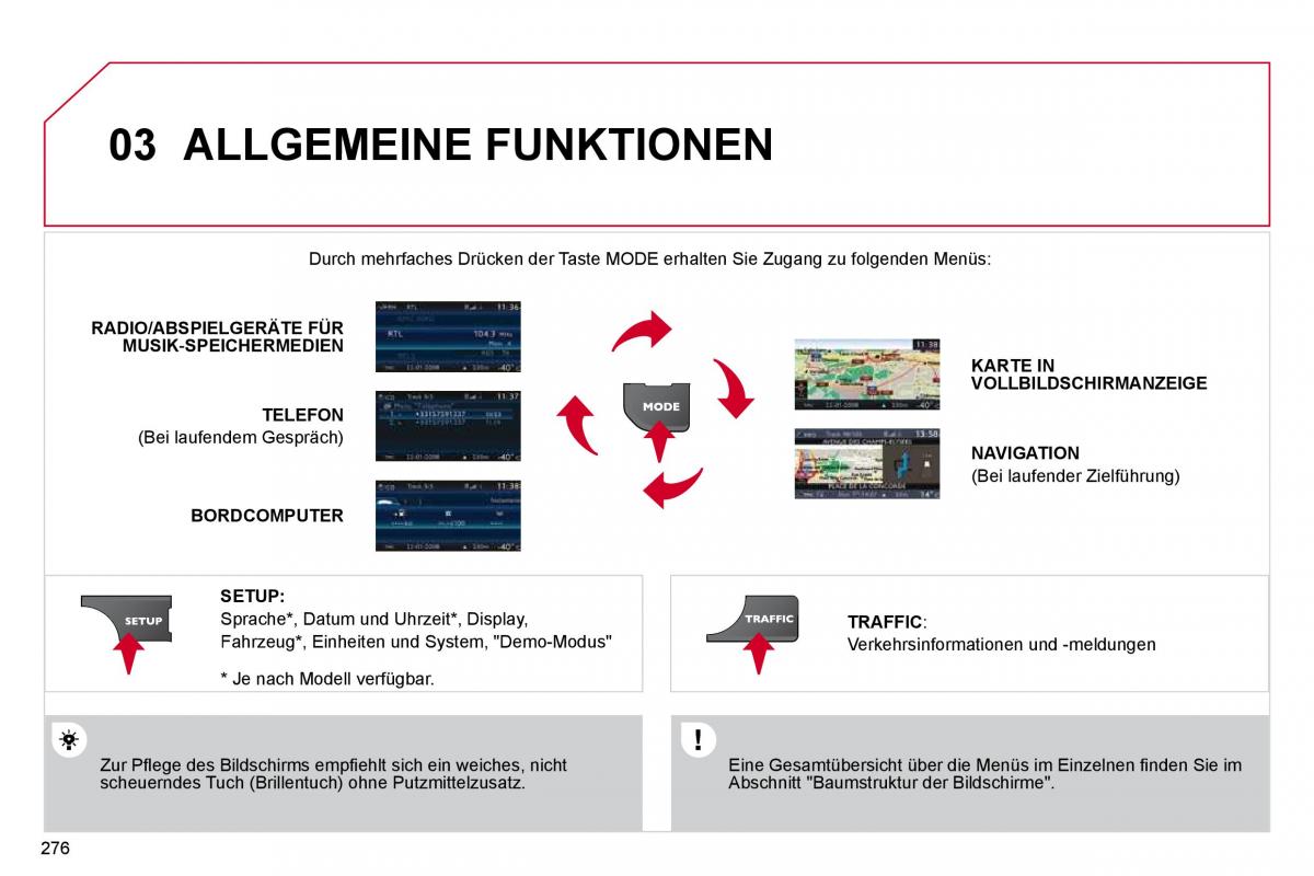 Citroen C4 Picasso I 1 owners manual Handbuch / page 301