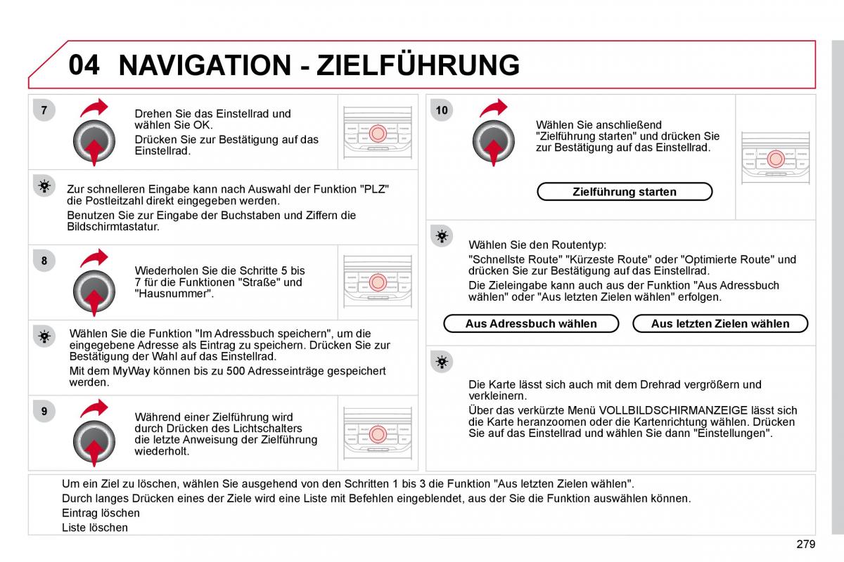 Citroen C4 Picasso I 1 owners manual Handbuch / page 304