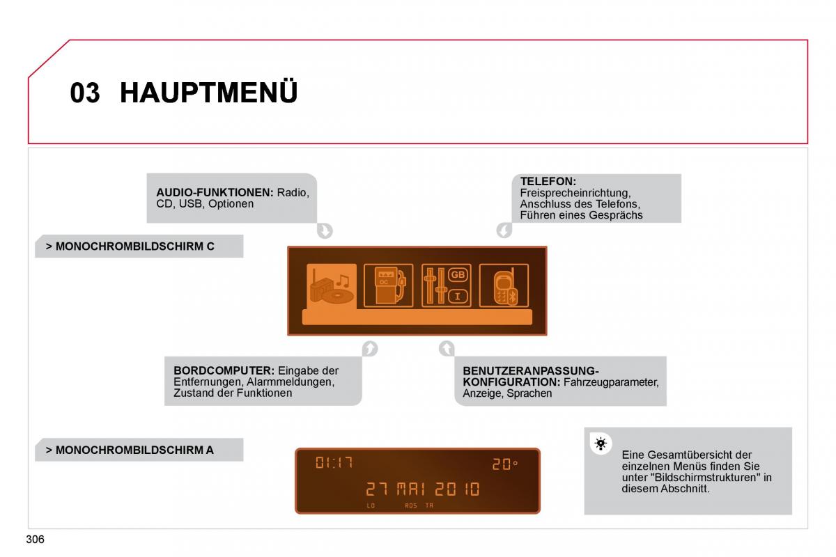 Citroen C4 Picasso I 1 owners manual Handbuch / page 331