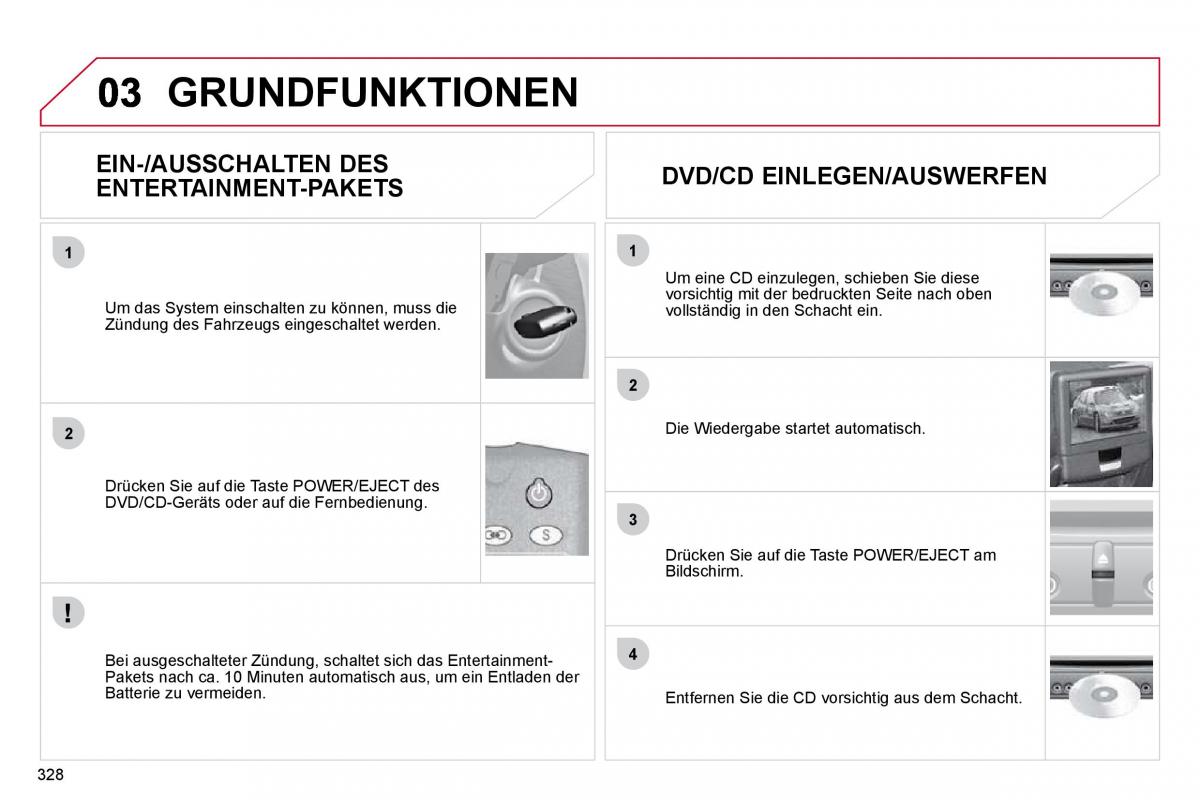 Citroen C4 Picasso I 1 owners manual Handbuch / page 353