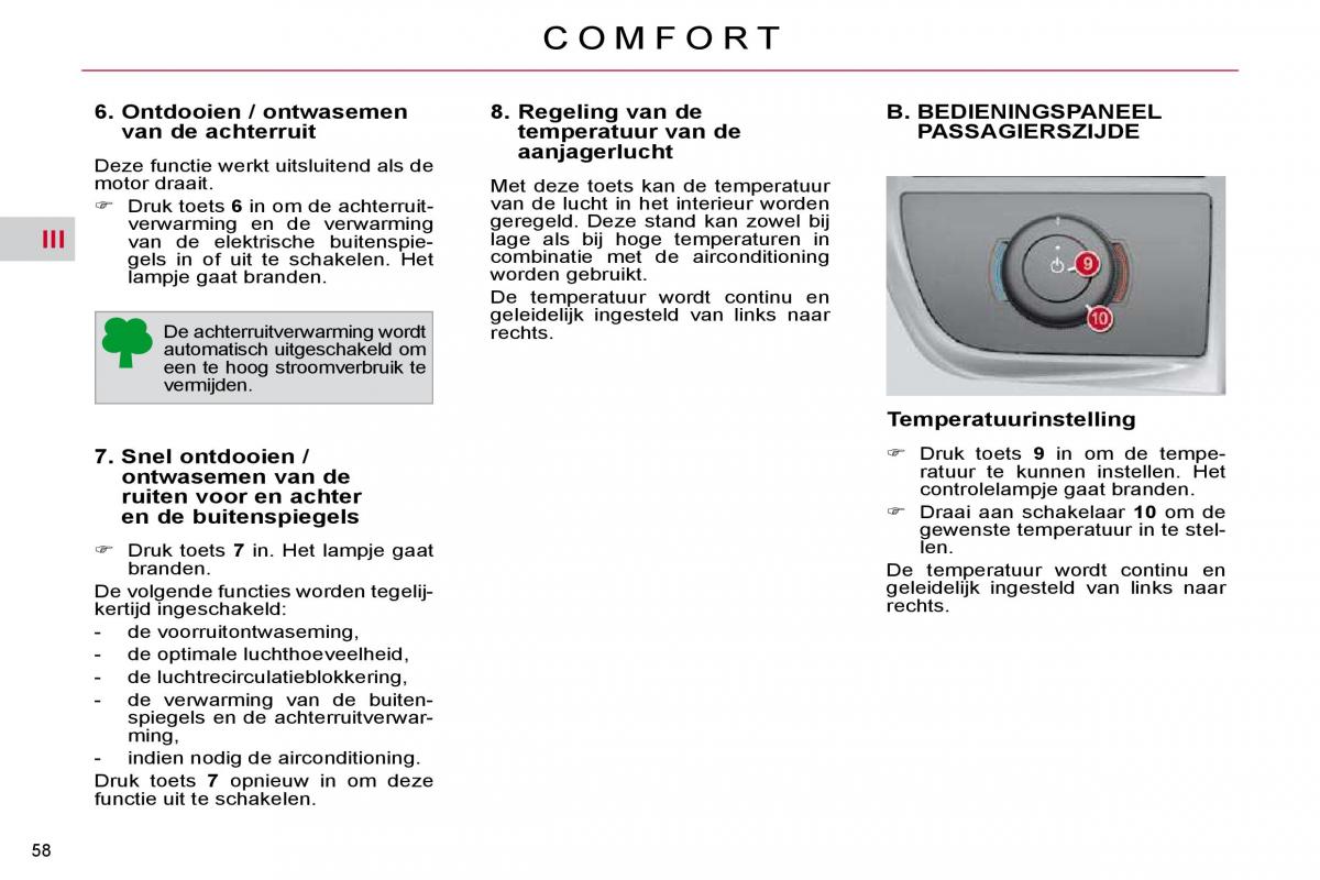 Citroen C4 Picasso I 1 owners manual handleiding / page 56