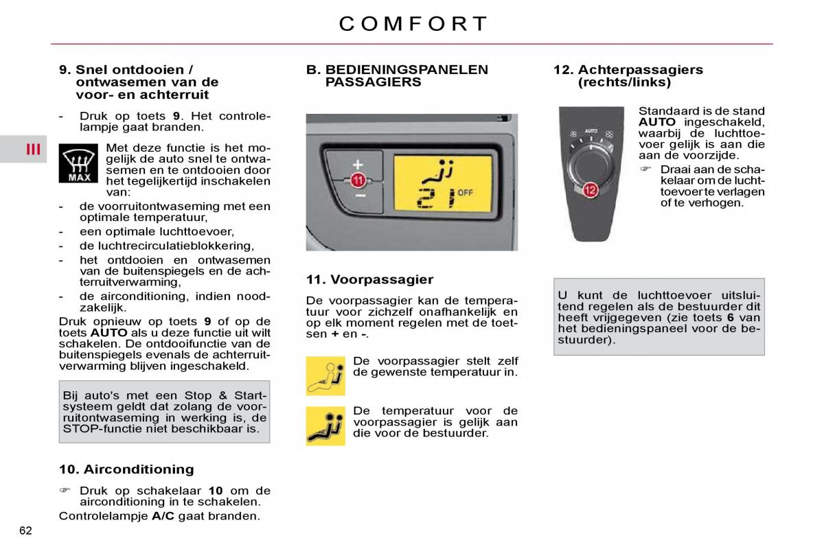 Citroen C4 Picasso I 1 owners manual handleiding / page 60