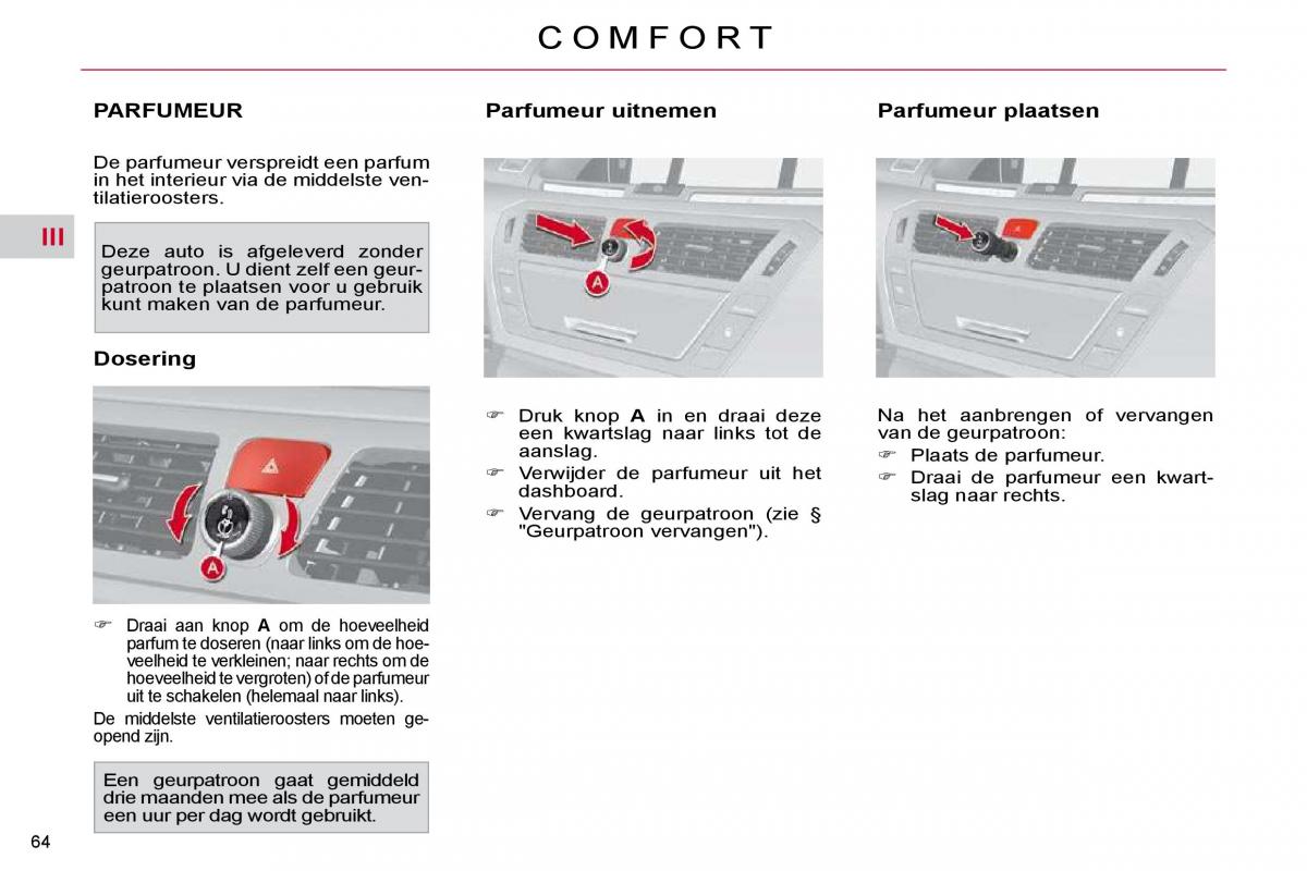 Citroen C4 Picasso I 1 owners manual handleiding / page 64