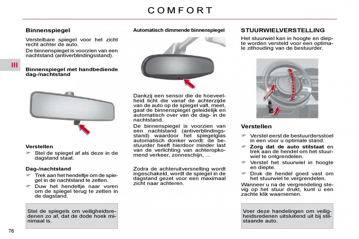 Citroen C4 Picasso I 1 owners manual handleiding / page 77