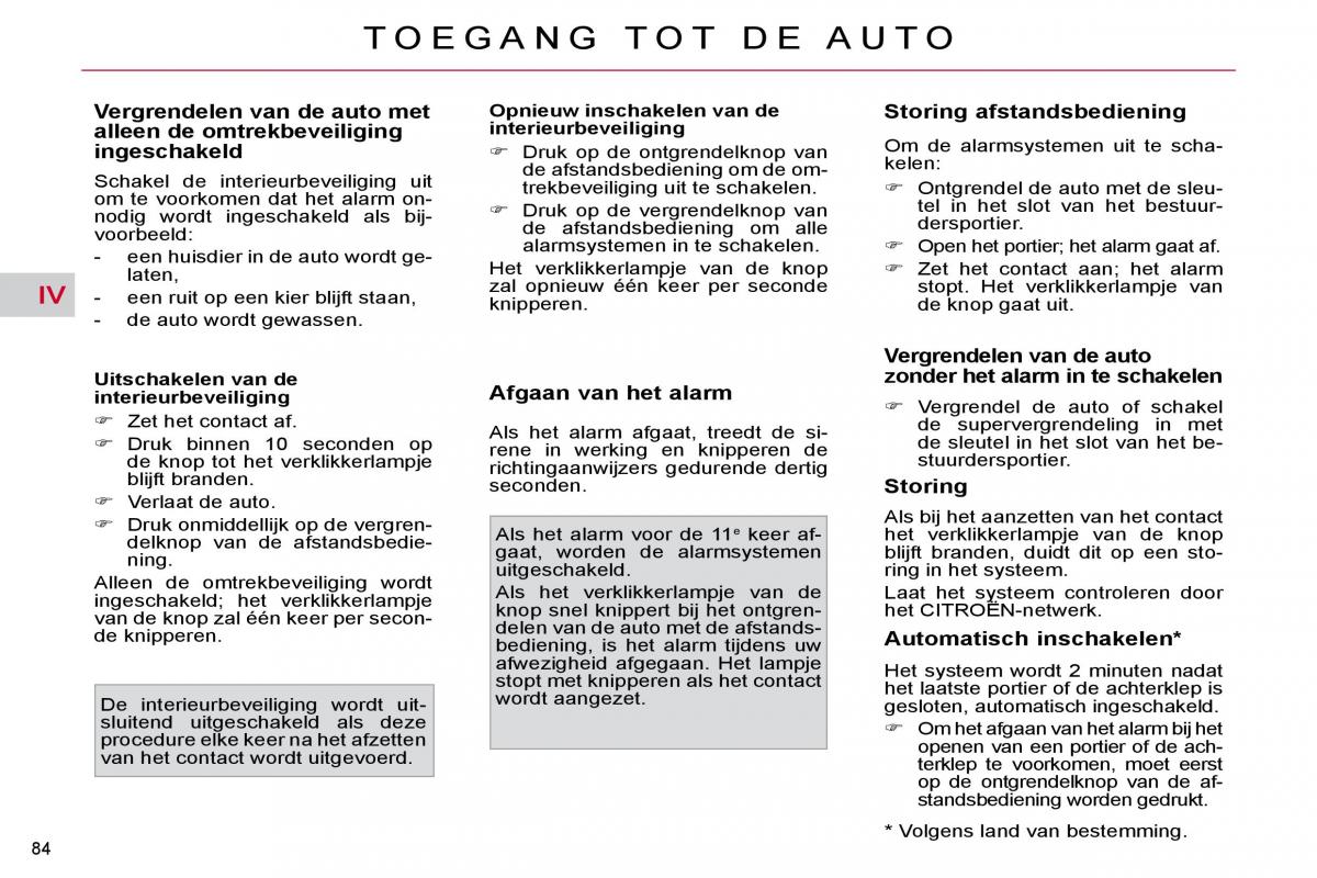 Citroen C4 Picasso I 1 owners manual handleiding / page 89