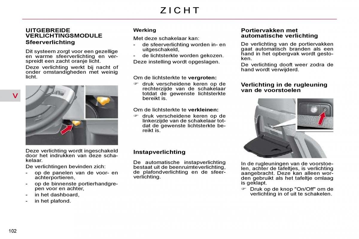 Citroen C4 Picasso I 1 owners manual handleiding / page 113