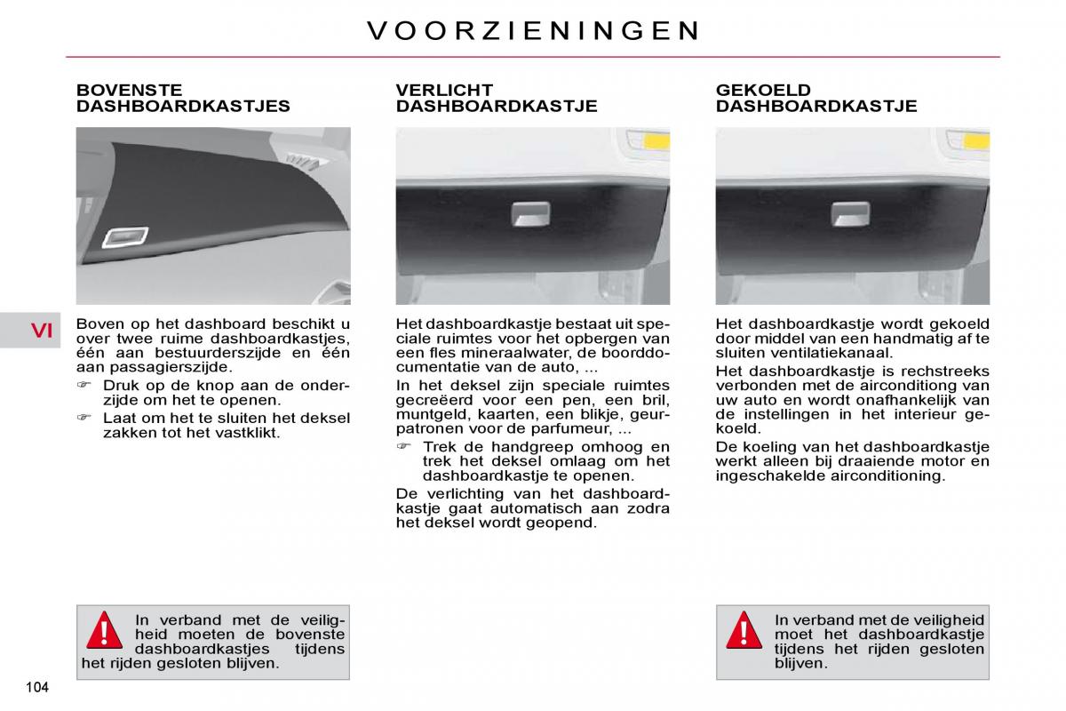 Citroen C4 Picasso I 1 owners manual handleiding / page 115