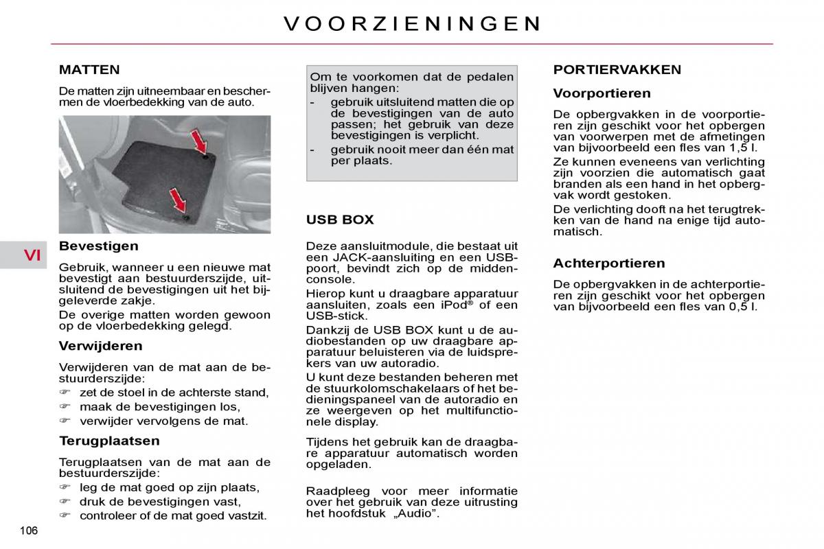 Citroen C4 Picasso I 1 owners manual handleiding / page 117