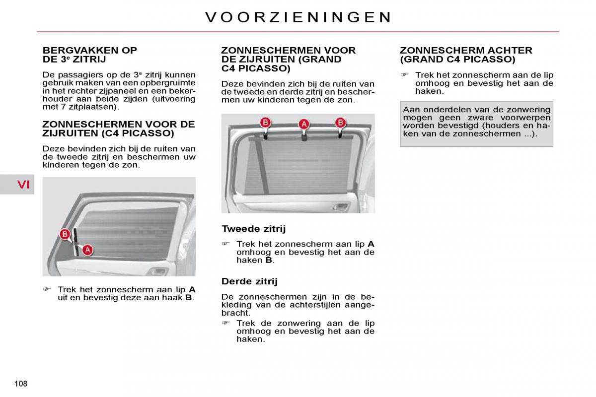 Citroen C4 Picasso I 1 owners manual handleiding / page 119