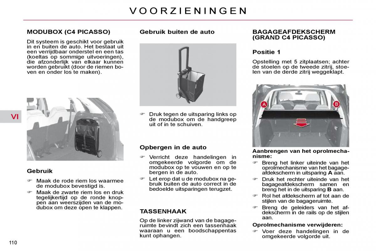 Citroen C4 Picasso I 1 owners manual handleiding / page 127