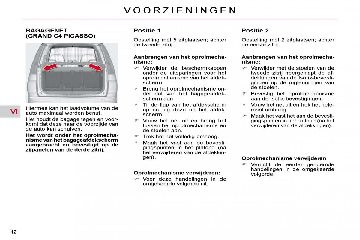 Citroen C4 Picasso I 1 owners manual handleiding / page 129