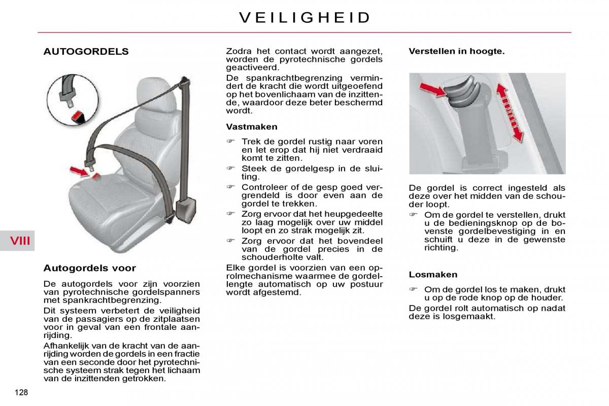 Citroen C4 Picasso I 1 owners manual handleiding / page 153