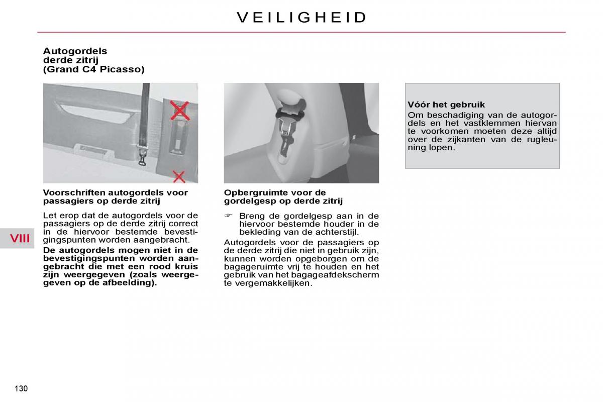 Citroen C4 Picasso I 1 owners manual handleiding / page 155