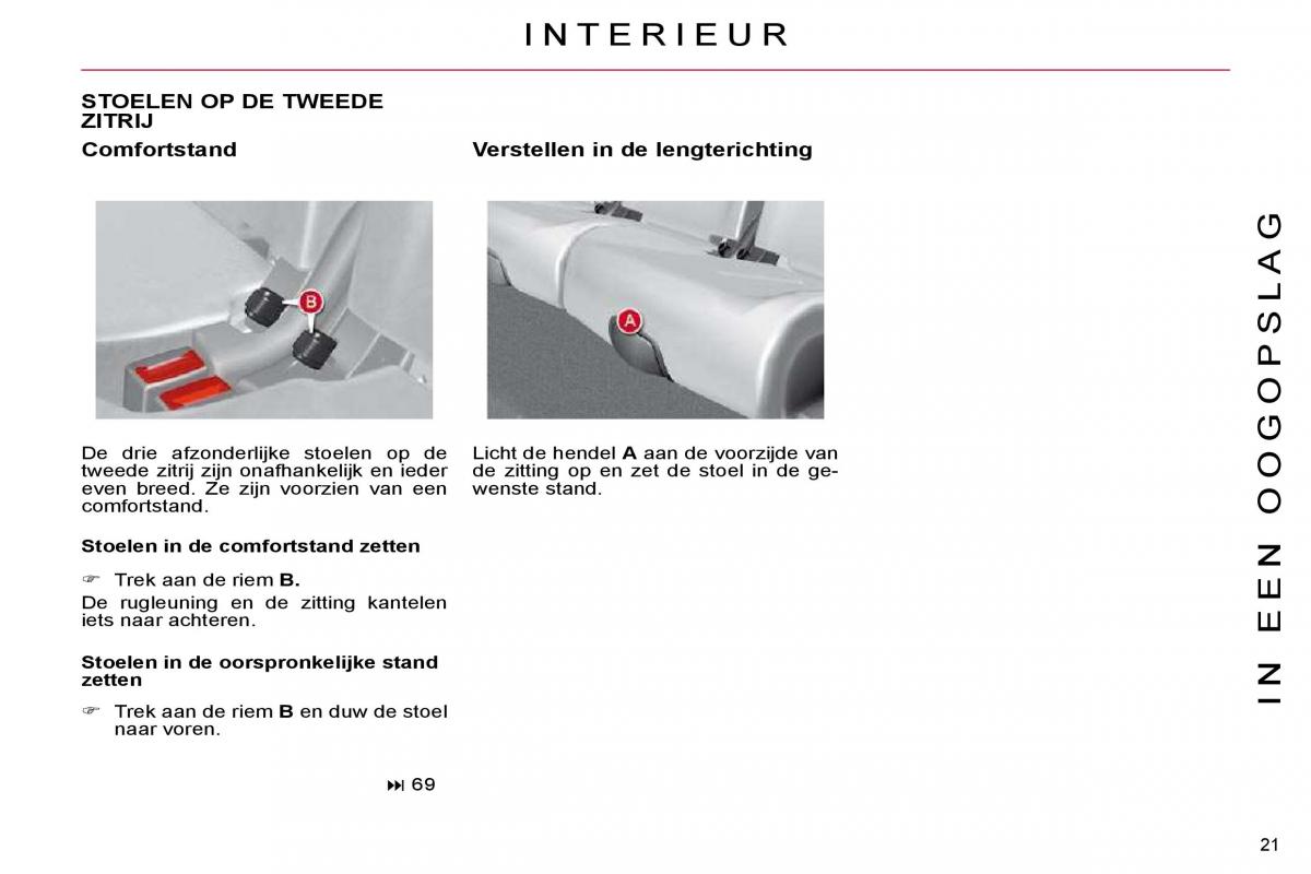 Citroen C4 Picasso I 1 owners manual handleiding / page 18