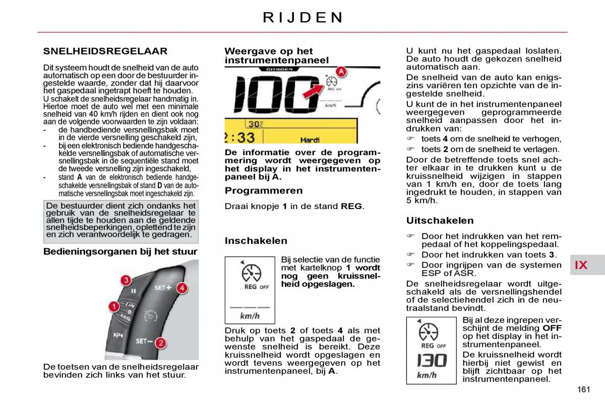 Citroen C4 Picasso I 1 owners manual handleiding / page 187