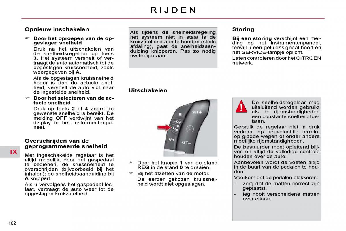 Citroen C4 Picasso I 1 owners manual handleiding / page 188