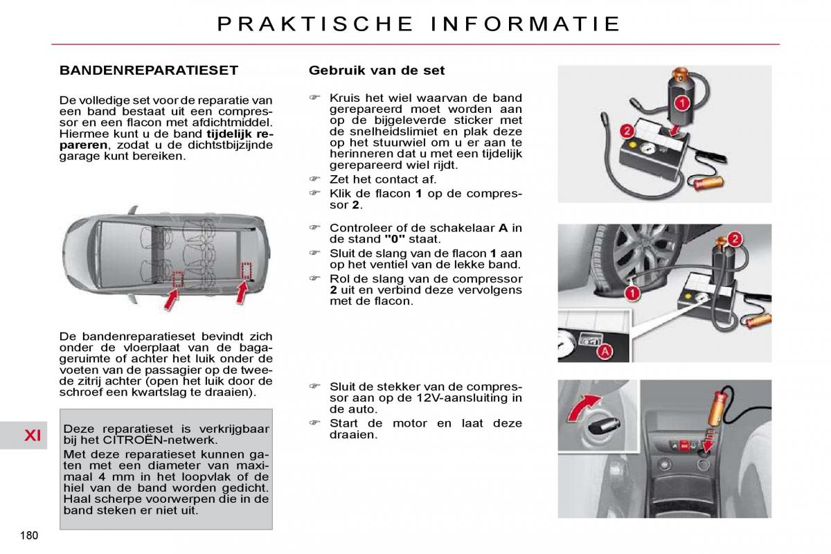 Citroen C4 Picasso I 1 owners manual handleiding / page 205