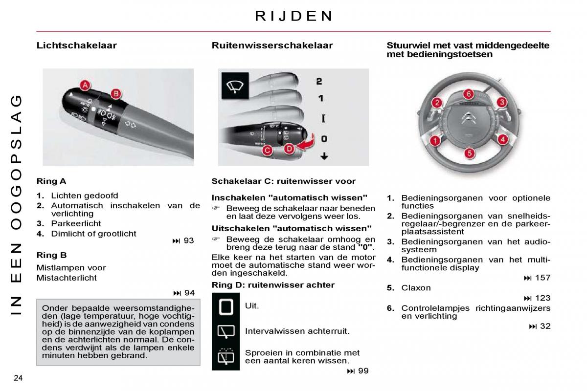 Citroen C4 Picasso I 1 owners manual handleiding / page 21