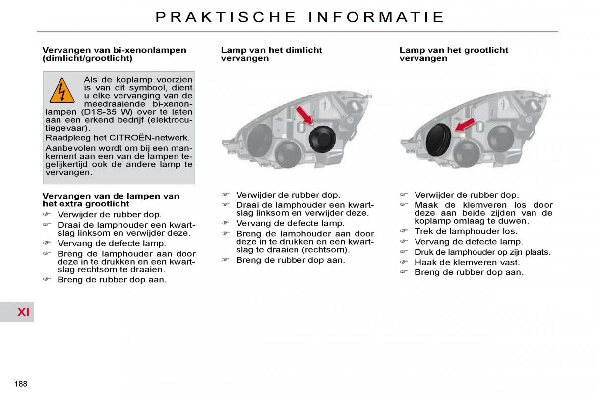 Citroen C4 Picasso I 1 owners manual handleiding / page 214