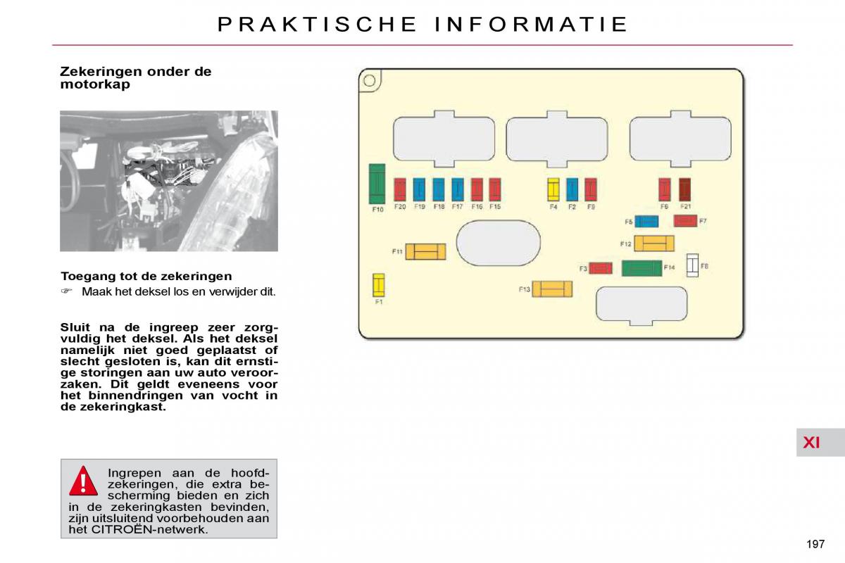 Citroen C4 Picasso I 1 owners manual handleiding / page 225