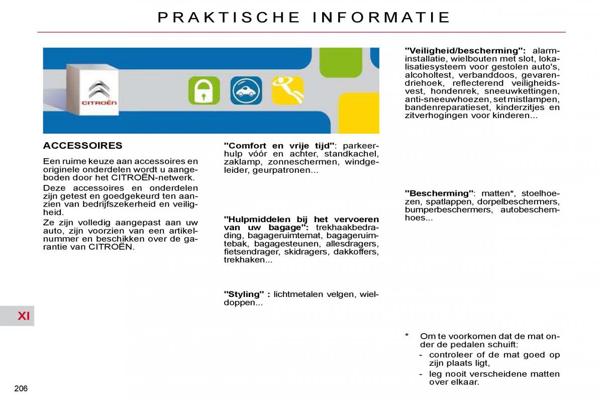 Citroen C4 Picasso I 1 owners manual handleiding / page 235