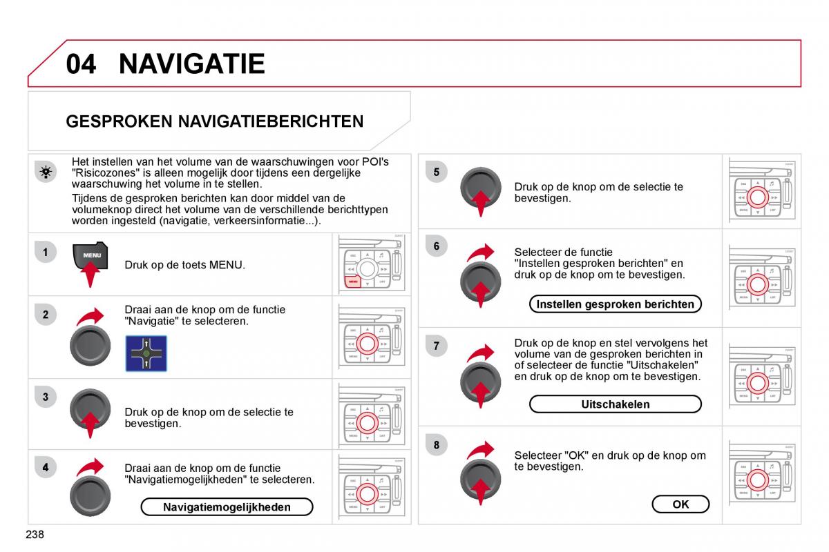 Citroen C4 Picasso I 1 owners manual handleiding / page 262