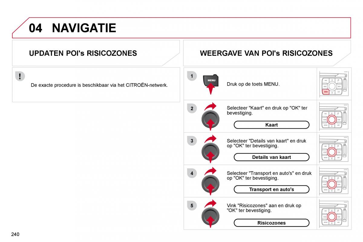 Citroen C4 Picasso I 1 owners manual handleiding / page 264