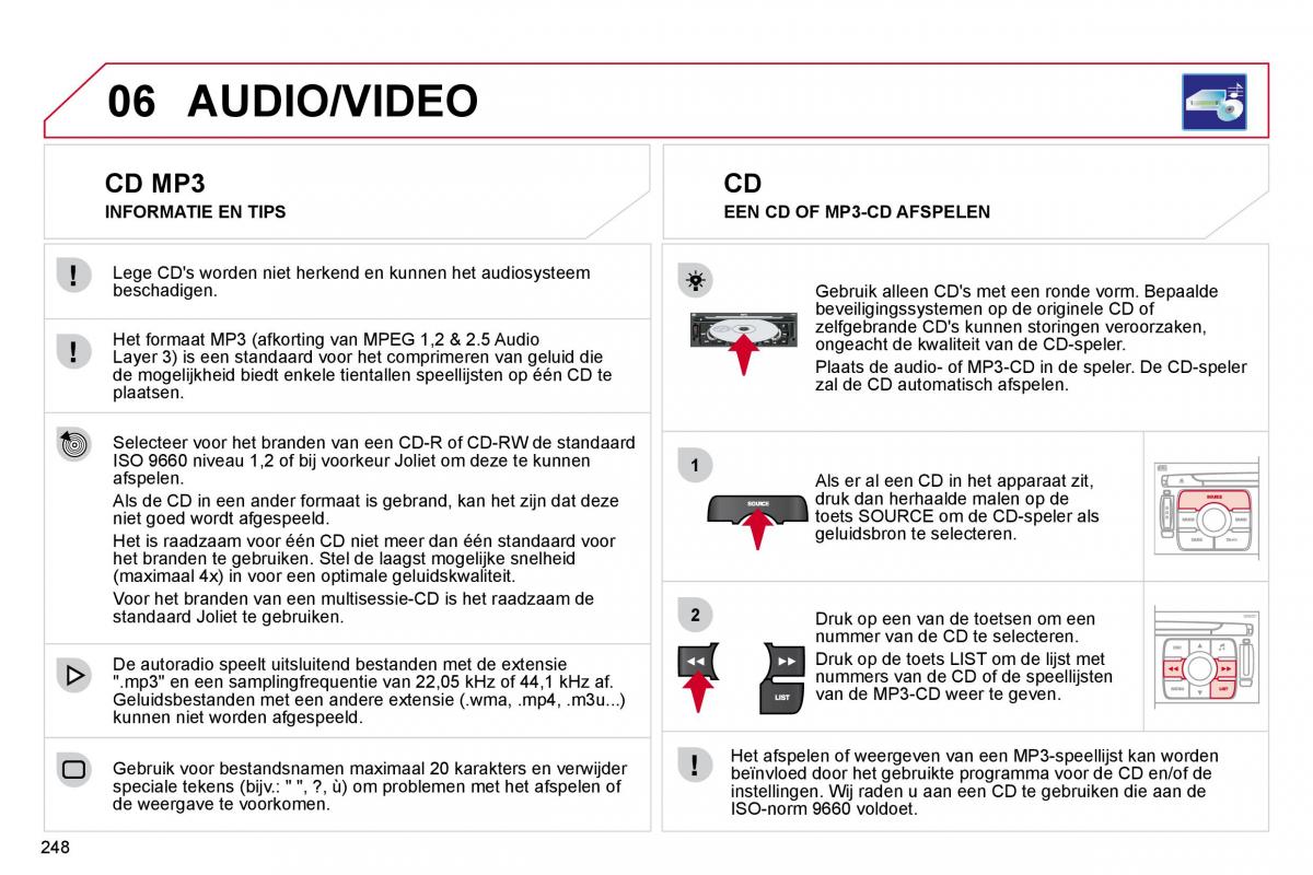 Citroen C4 Picasso I 1 owners manual handleiding / page 272