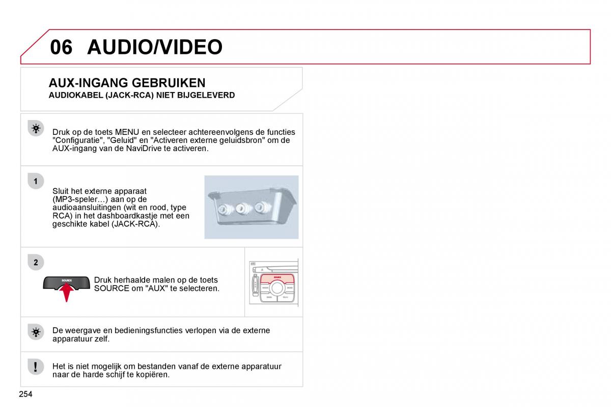 Citroen C4 Picasso I 1 owners manual handleiding / page 278