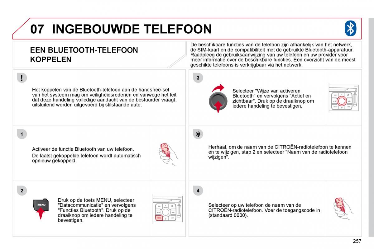 Citroen C4 Picasso I 1 owners manual handleiding / page 281