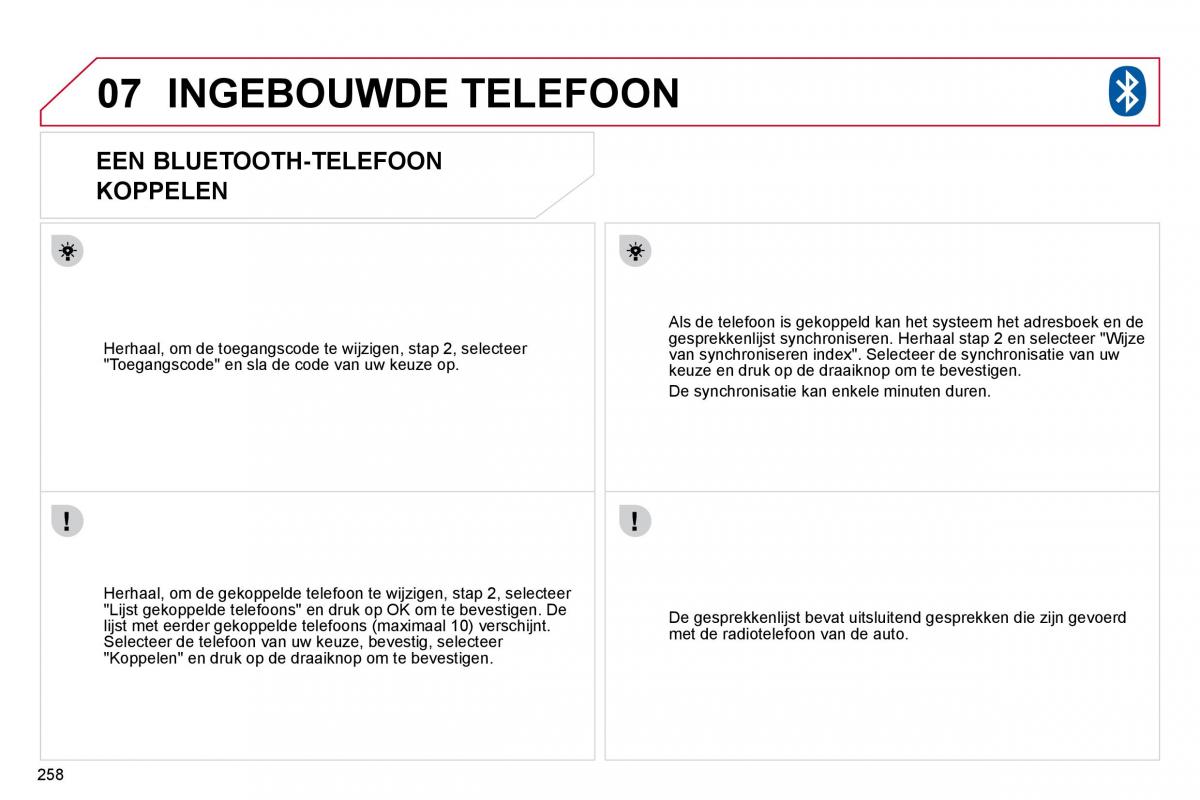 Citroen C4 Picasso I 1 owners manual handleiding / page 282