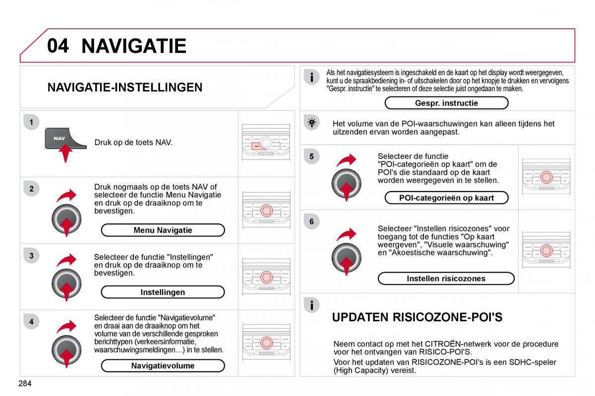 Citroen C4 Picasso I 1 owners manual handleiding / page 307